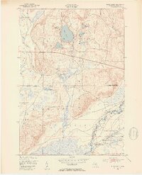 1949 Map of Kalkaska County, MI, 1953 Print