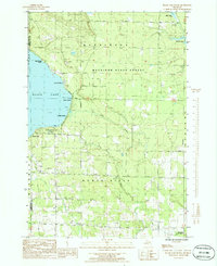 Download a high-resolution, GPS-compatible USGS topo map for Black Lake Bluffs, MI (1986 edition)