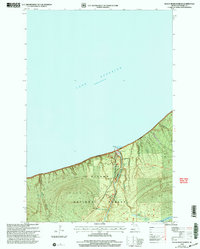 Download a high-resolution, GPS-compatible USGS topo map for Black River Harbor, MI (2004 edition)