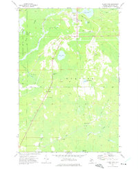 Download a high-resolution, GPS-compatible USGS topo map for Blaney Park, MI (1975 edition)