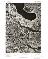 1975 Map of Boyne City, MI, 1976 Print