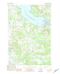 Download a high-resolution, GPS-compatible USGS topo map for Boyne City, MI (1984 edition)
