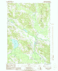 Download a high-resolution, GPS-compatible USGS topo map for Boyne Falls, MI (1986 edition)