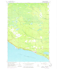 Download a high-resolution, GPS-compatible USGS topo map for Brevort, MI (1977 edition)