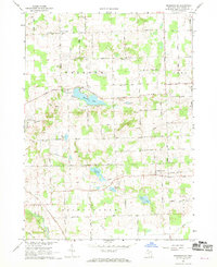 Download a high-resolution, GPS-compatible USGS topo map for Bridgewater, MI (1969 edition)