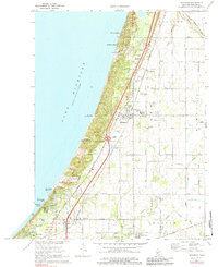Download a high-resolution, GPS-compatible USGS topo map for Bridgman, MI (1984 edition)