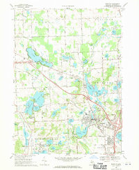 Download a high-resolution, GPS-compatible USGS topo map for Brighton, MI (1970 edition)