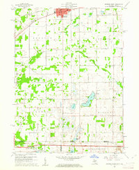 Download a high-resolution, GPS-compatible USGS topo map for Bronson South, MI (1961 edition)