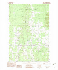 Download a high-resolution, GPS-compatible USGS topo map for Bruce Crossing, MI (1983 edition)