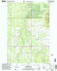 Download a high-resolution, GPS-compatible USGS topo map for Bruce Crossing, MI (2004 edition)
