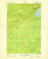 Download a high-resolution, GPS-compatible USGS topo map for Bruneau Creek, MI (1948 edition)