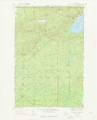 Download a high-resolution, GPS-compatible USGS topo map for Bruneau Creek, MI (1976 edition)