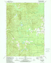 Download a high-resolution, GPS-compatible USGS topo map for Bucks Pond, MI (1989 edition)