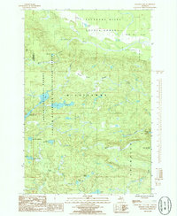 preview thumbnail of historical topo map of Marquette County, MI in 1985