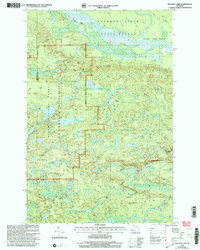 preview thumbnail of historical topo map of Marquette County, MI in 1999