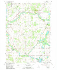 Download a high-resolution, GPS-compatible USGS topo map for Burlington, MI (1982 edition)
