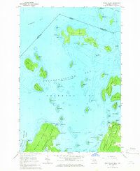 Download a high-resolution, GPS-compatible USGS topo map for Burnt Island, MI (1966 edition)