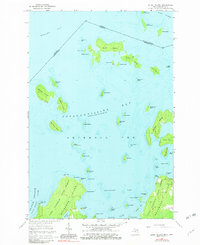 Download a high-resolution, GPS-compatible USGS topo map for Burnt Island, MI (1982 edition)