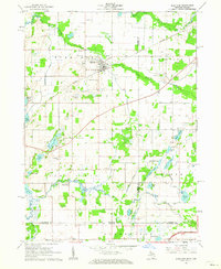 Download a high-resolution, GPS-compatible USGS topo map for Burr Oak, MI (1962 edition)