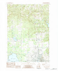 Download a high-resolution, GPS-compatible USGS topo map for Cadillac North, MI (1984 edition)
