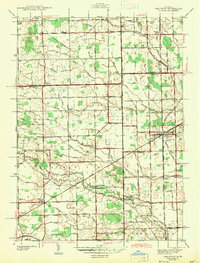 Download a high-resolution, GPS-compatible USGS topo map for Carleton, MI (1942 edition)