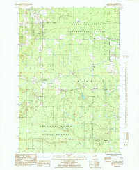 Download a high-resolution, GPS-compatible USGS topo map for Carlshend, MI (1985 edition)