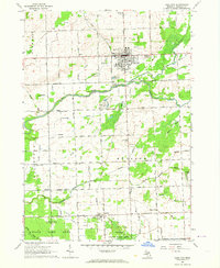 Download a high-resolution, GPS-compatible USGS topo map for Cass City, MI (1964 edition)