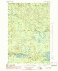 preview thumbnail of historical topo map of Marquette County, MI in 1986