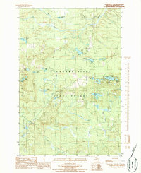 Download a high-resolution, GPS-compatible USGS topo map for Chabeneau Lake, MI (1986 edition)