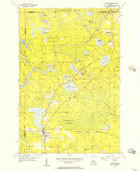 Download a high-resolution, GPS-compatible USGS topo map for Channing, MI (1957 edition)