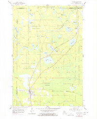 Download a high-resolution, GPS-compatible USGS topo map for Channing, MI (1978 edition)