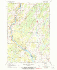 Download a high-resolution, GPS-compatible USGS topo map for Chappee Rapids, MI (1964 edition)