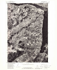 preview thumbnail of historical topo map of Chassell, MI in 1978