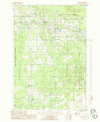 Download a high-resolution, GPS-compatible USGS topo map for Chatham, MI (1985 edition)