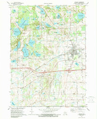 Download a high-resolution, GPS-compatible USGS topo map for Chelsea, MI (1989 edition)