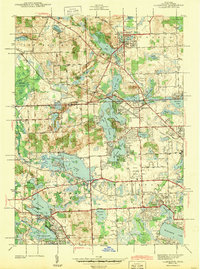 Download a high-resolution, GPS-compatible USGS topo map for Clarkston, MI (1943 edition)