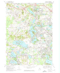 Download a high-resolution, GPS-compatible USGS topo map for Clarkston, MI (1974 edition)