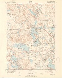 Download a high-resolution, GPS-compatible USGS topo map for Clarkston, MI (1954 edition)