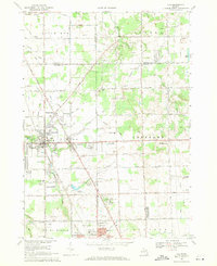 Download a high-resolution, GPS-compatible USGS topo map for Clio, MI (1971 edition)