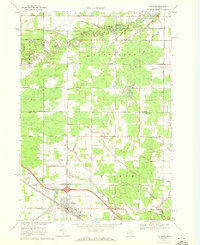 Download a high-resolution, GPS-compatible USGS topo map for Coleman, MI (1972 edition)