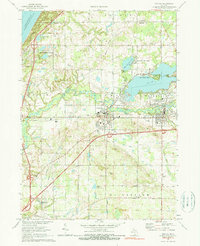 Download a high-resolution, GPS-compatible USGS topo map for Coloma, MI (1990 edition)