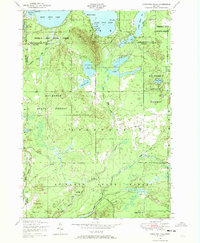 1950 Map of Comstock Hills, 1973 Print