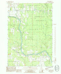 Download a high-resolution, GPS-compatible USGS topo map for Cornell, MI (1985 edition)