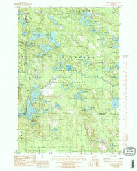 Download a high-resolution, GPS-compatible USGS topo map for Corner Lake, MI (1985 edition)