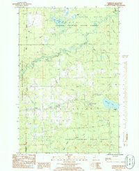 Download a high-resolution, GPS-compatible USGS topo map for Covington, MI (1986 edition)