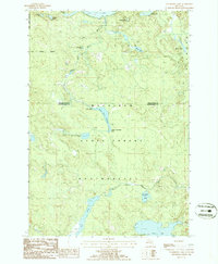 Download a high-resolution, GPS-compatible USGS topo map for Cranberry Lake, MI (1986 edition)