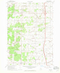 Download a high-resolution, GPS-compatible USGS topo map for Crump, MI (1969 edition)