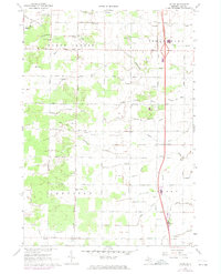 Download a high-resolution, GPS-compatible USGS topo map for Crump, MI (1974 edition)