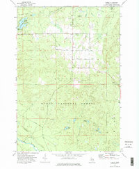Download a high-resolution, GPS-compatible USGS topo map for Curran, MI (1975 edition)