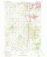 Download a high-resolution, GPS-compatible USGS topo map for Cutlerville, MI (1973 edition)